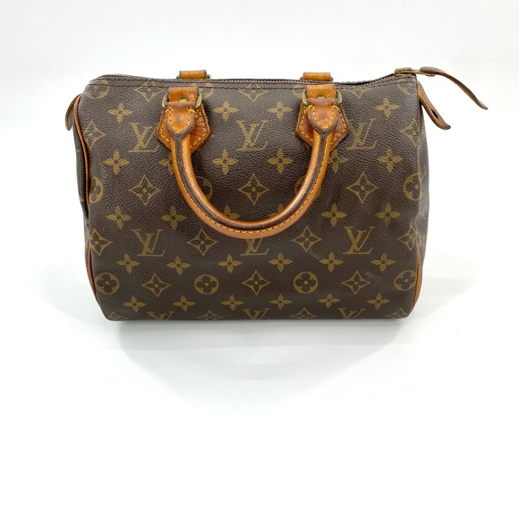 Louis Vuitton Brown Monogram Speedy 25 Handbag - Picture 9 of 9